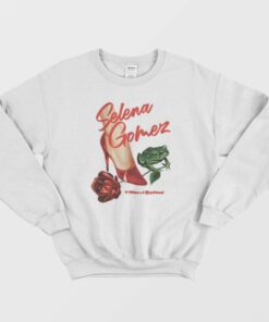 Selena Gomez Shoes Frog I Want a Boyfriend Sweatshirt 1