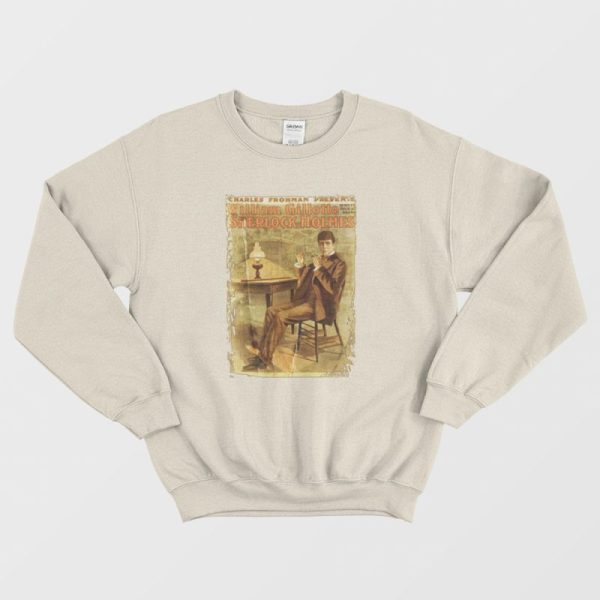 Sherlock Holmes William Gillette Sweatshirt