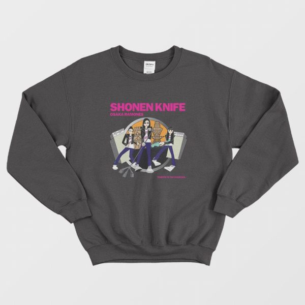 Shonen Knife Osaka Ramones Tribute to Ramones Sweatshirt