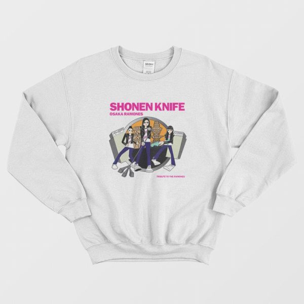 Shonen Knife Osaka Ramones Tribute to Ramones Sweatshirt