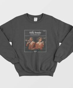 Silk Sonic Bruno Mars Anderson Paak Leave The Door Open Sweatshirt 1