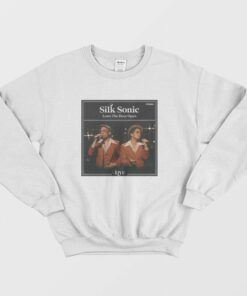 Silk Sonic Bruno Mars Anderson Paak Leave The Door Open Sweatshirt 2