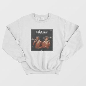 Silk Sonic Bruno Mars Anderson Paak Leave The Door Open Sweatshirt