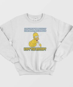 Simpson I Hope You Kept The Receipt Sweatshirt 2 Simpson I Hope You Kept The Receipt Sweatshirt 3