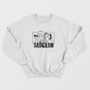 Simpsons Sadgasm Bart Family Sweatshirt 3