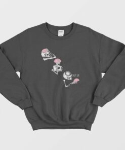 Skeleton Shut Up Brain Sweatshirt 2