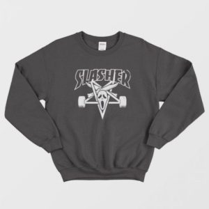 Slasher Parody Thrasher Logo Sweatshirt 2