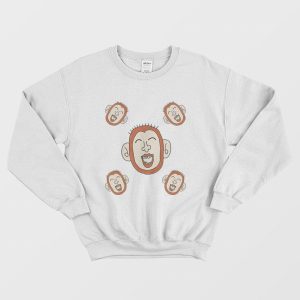 Smart Monkey Mob Psycho 100 Funny Sweatshirt