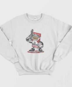 Smoking Kills Cartoon Character Sweatshirt 1