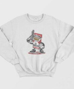 Smoking Kills Cartoon Character Sweatshirt 2