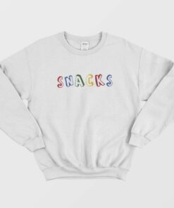 Snacks Colorful logo Coolest Sweatshirt 1
