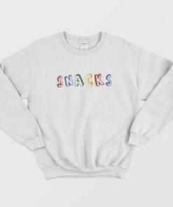 Snacks Colorful logo Coolest Sweatshirt 2 Snacks Colorful logo Coolest Sweatshirt 3