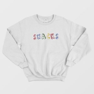 Snacks Colorful logo Coolest Sweatshirt 3