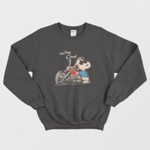 Snoopy Joe Cool Motorcycle Sweatshirt 2