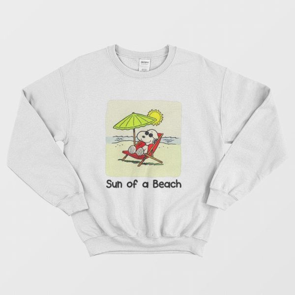 Snoopy Sun Of A Beach Sweatshirt