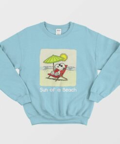 Snoopy Sun Of A Beach Sweatshirt 1 Snoopy Sun Of A Beach Sweatshirt 2