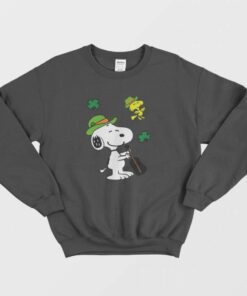 Snoopy and Woodstock St Patricks Day Sweatshirt 3