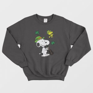 Snoopy and Woodstock St Patricks Day Sweatshirt 3