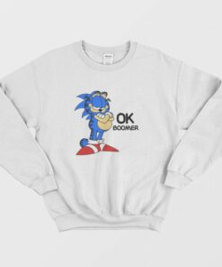 Sonic Garfield Ok Boomer Sweatshirt 2