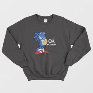 Sonic Garfield Ok Boomer Sweatshirt 3