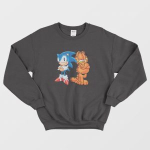 Sonic and Garfield Sweatshirt