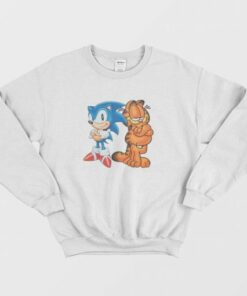 Sonic and Garfield Sweatshirt 3