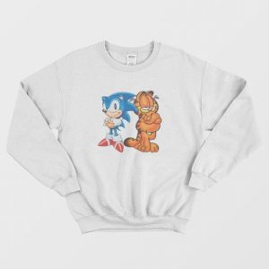 Sonic and Garfield Sweatshirt 3