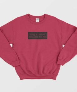Sorry If I Looked Interested Sweatshirt 2