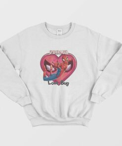 Spider Man Love Bug Valentine Sweatshirt 1