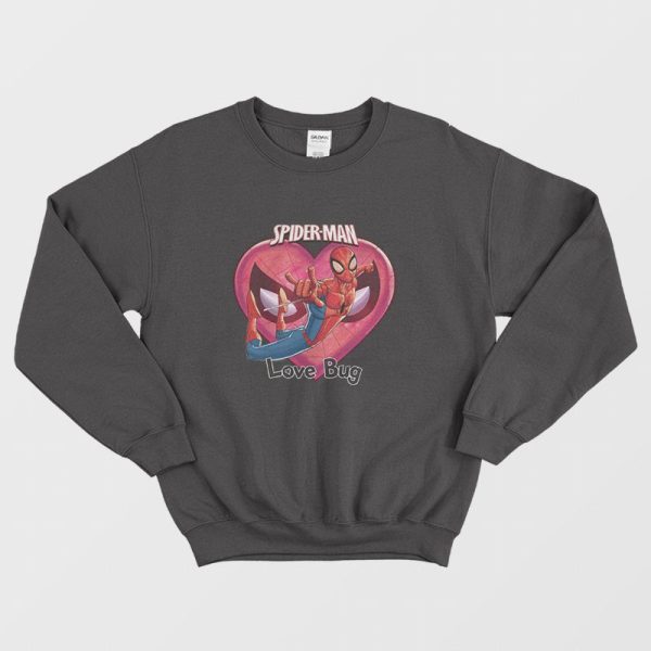 Spider Man Love Bug Valentine Sweatshirt