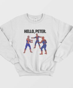 Spiderman Hello Peter Sweatshirt 1
