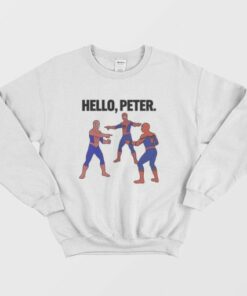 Spiderman Hello Peter Sweatshirt 3