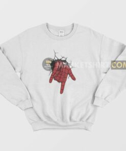 Spiderman Love You I Love You Sign Language Sweatshirt 3