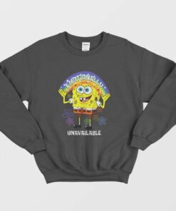 SpongeBob Emotionally Unavailable Sweatshirt 2