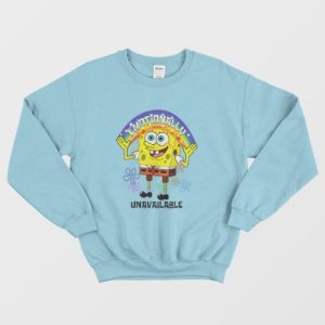 SpongeBob Emotionally Unavailable Sweatshirt 3