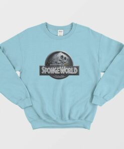Spongebob Sponge World Jurassic Park Sweatshirt 1 Spongebob Sponge World Jurassic Park Sweatshirt 2