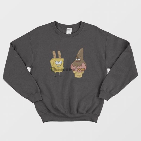 Spongebob Squarepants Patrick The Fry Cook Games Sweatshirt