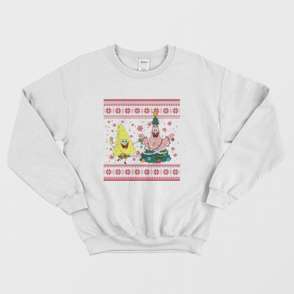 Spongebob Squarepants and Patrick Christmas Sweatshirt