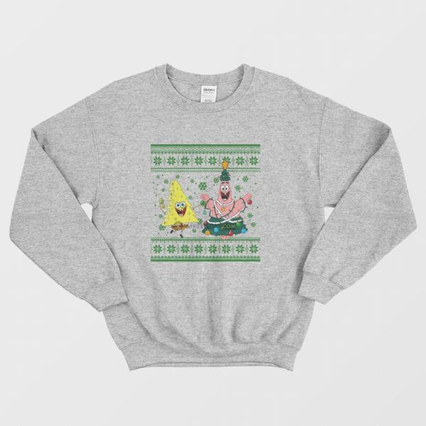 Spongebob Squarepants and Patrick Christmas Sweatshirt