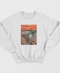 Spongebob Squarpants The Scream Sweatshirt 1 Spongebob Squarpants The Scream Sweatshirt 2