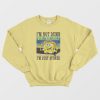 Spongebob Stoned Not Dumb Sweatshirt