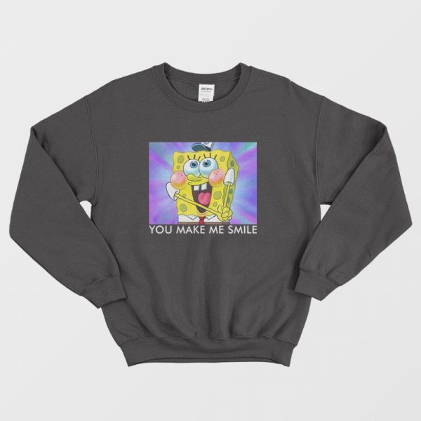 Spongebob You Make Me Smile Sweatshirt