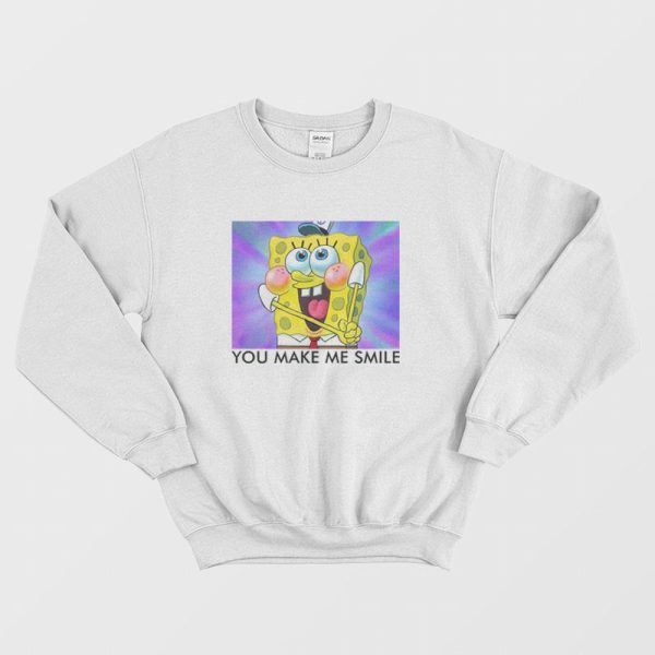 Spongebob You Make Me Smile Sweatshirt