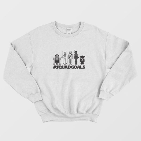 Squad Goals Darth Vader Yoda Chewbacca Sweatshirt