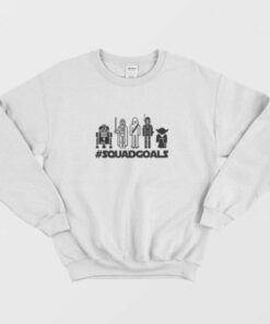 Squad Goals Darth Vader Yoda Chewbacca Sweatshirt 2