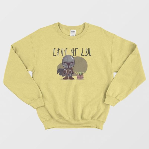 Star Wars Mando Clan of Two Sweatshirt