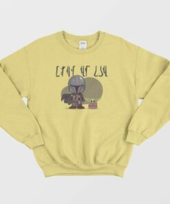 Star Wars Mando Clan of Two Sweatshirt 4