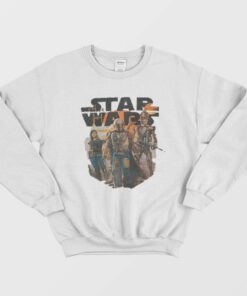Star Wars The Mandalorian Group Poster Sweatshirt 1