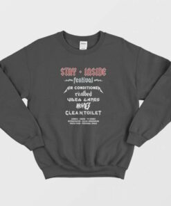 Stay Inside Festival Social Distancing Sweatshirt 1