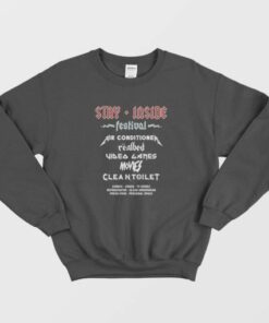 Stay Inside Festival Social Distancing Sweatshirt 1 Stay Inside Festival Social Distancing Sweatshirt 2